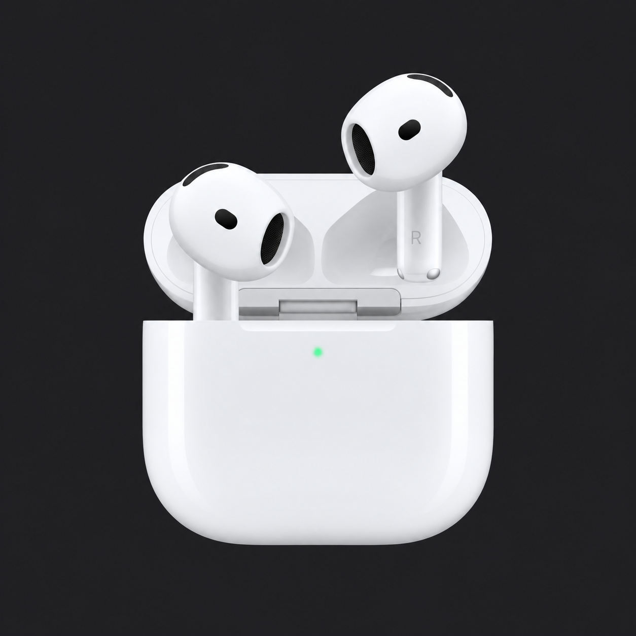 AirPods 5 with their charging case