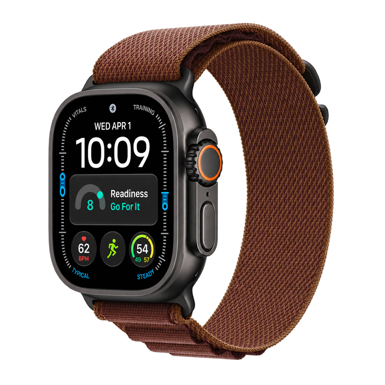 Apple Watch Ultra 4 with an Alpine Loop